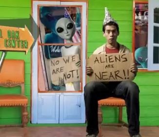 Lansing Visitors Center, Aliens are among us